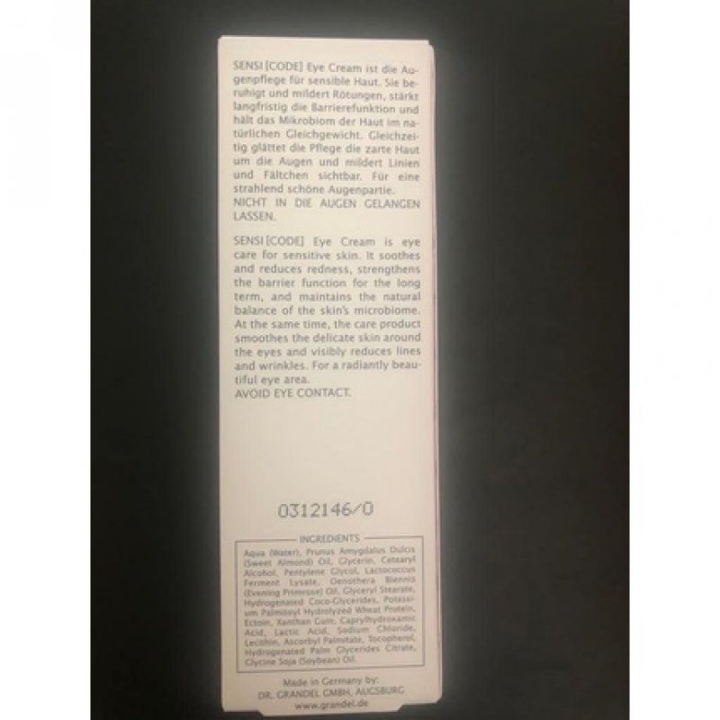 DR. GRANDEL SensiCODE Eye Cream 20ml