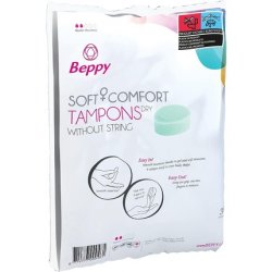 Beppy DRY Soft Comfort Tampons 30 Pack - Hygienically Packed Without Strings for More Freedom During Periods
