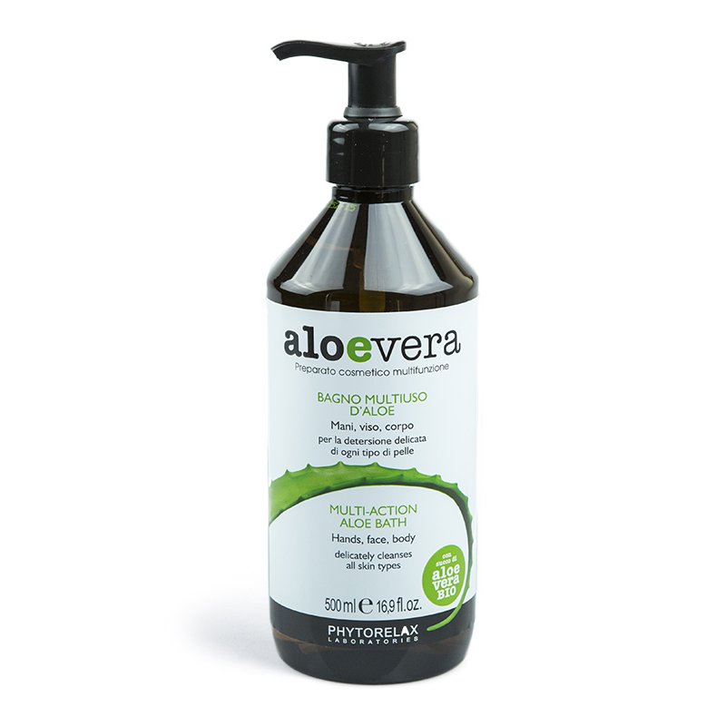 Phytorelax Laboratories Multi-action Aloe Bath 500 ml Gel douche Unisexe Corps et visage Aloé
