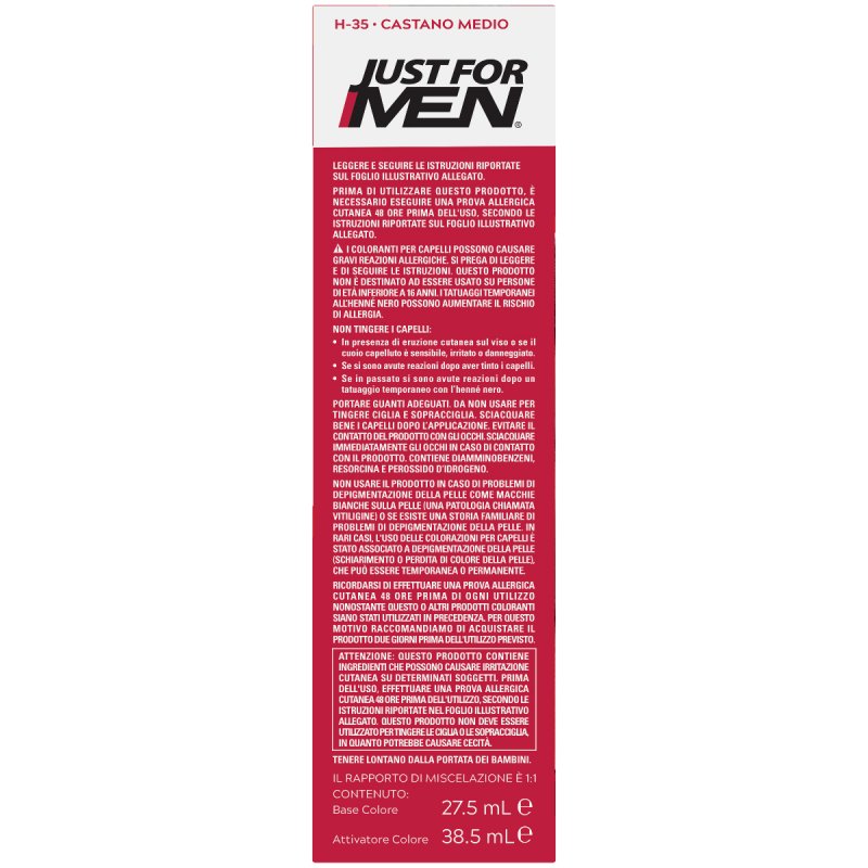 Medium Brown Color Shampoo For Men 30ml