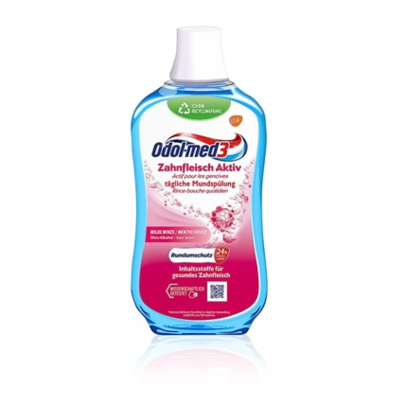 Odol-med3 Gum Active Mouthwash Alcohol-Free Mouthwash 500ml
