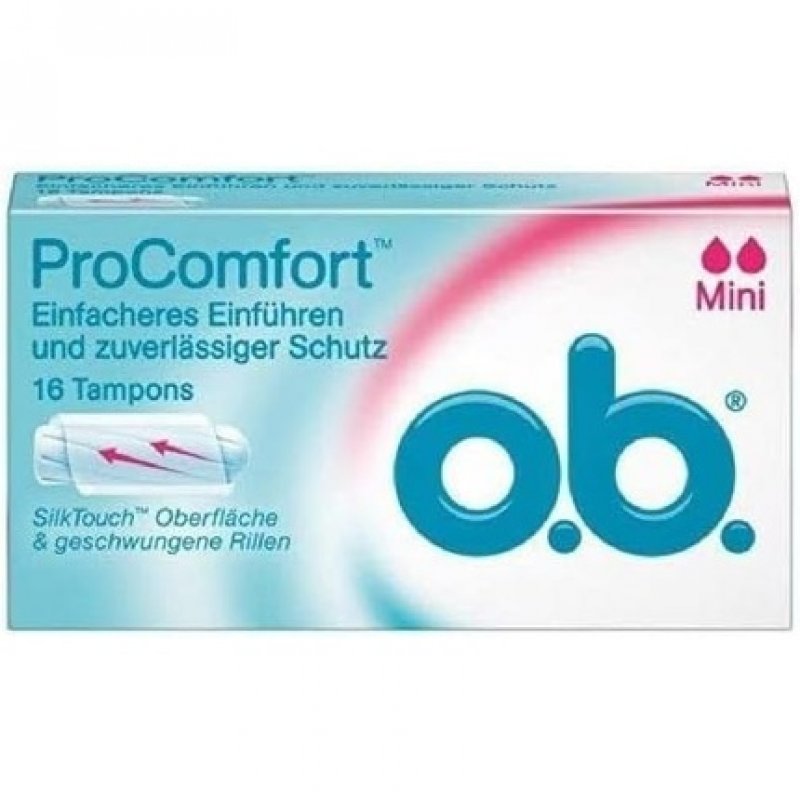 o.b. Pro Comfort Mini Tampons 16 Count