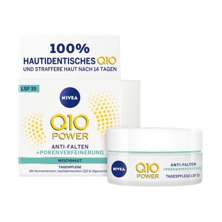 NIVEA Q10 POWER Anti-Wrinkle Pore Refining Day Cream Face 50 ml