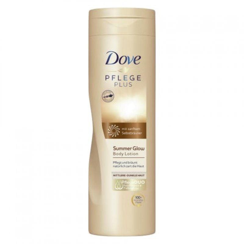 Dove PFLEGE PLUS Summer Glow Body Lotion 250 ml Naturel Visage et corps