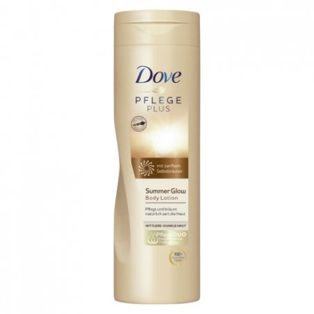 Dove PFLEGE PLUS Summer Glow Body Lotion 250 ml Naturel Visage et corps