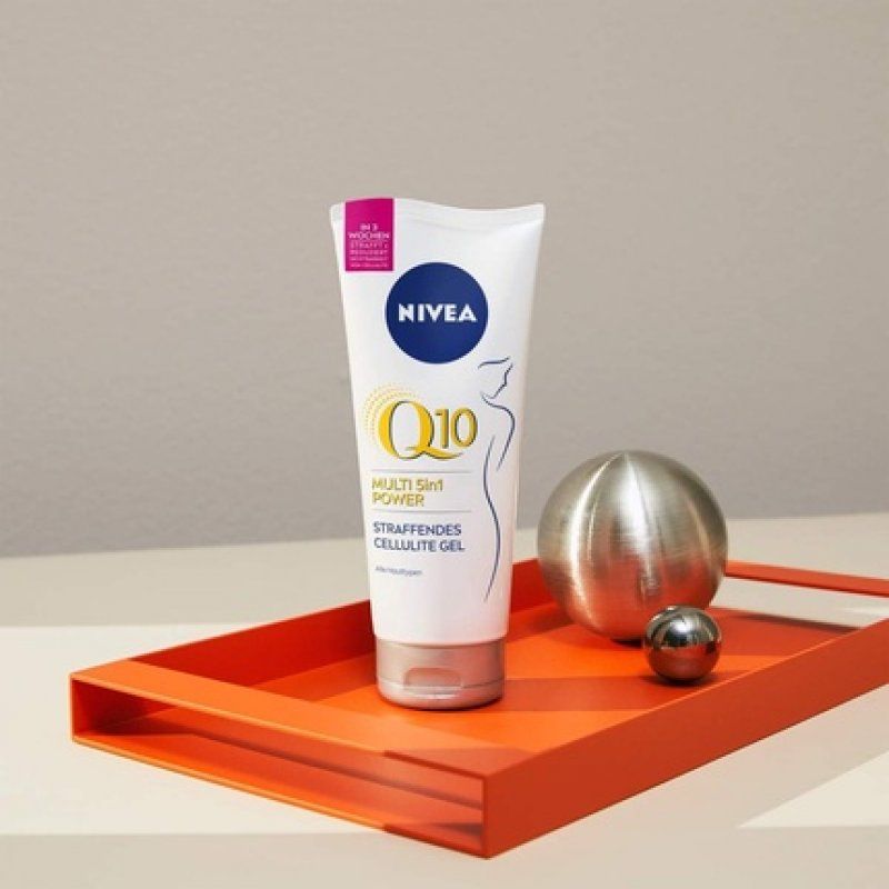 NIVEA Body Gel Q10 Anti-Cellulite 200ml Firming Skin Care Gel with Q10 and Lotus Extract