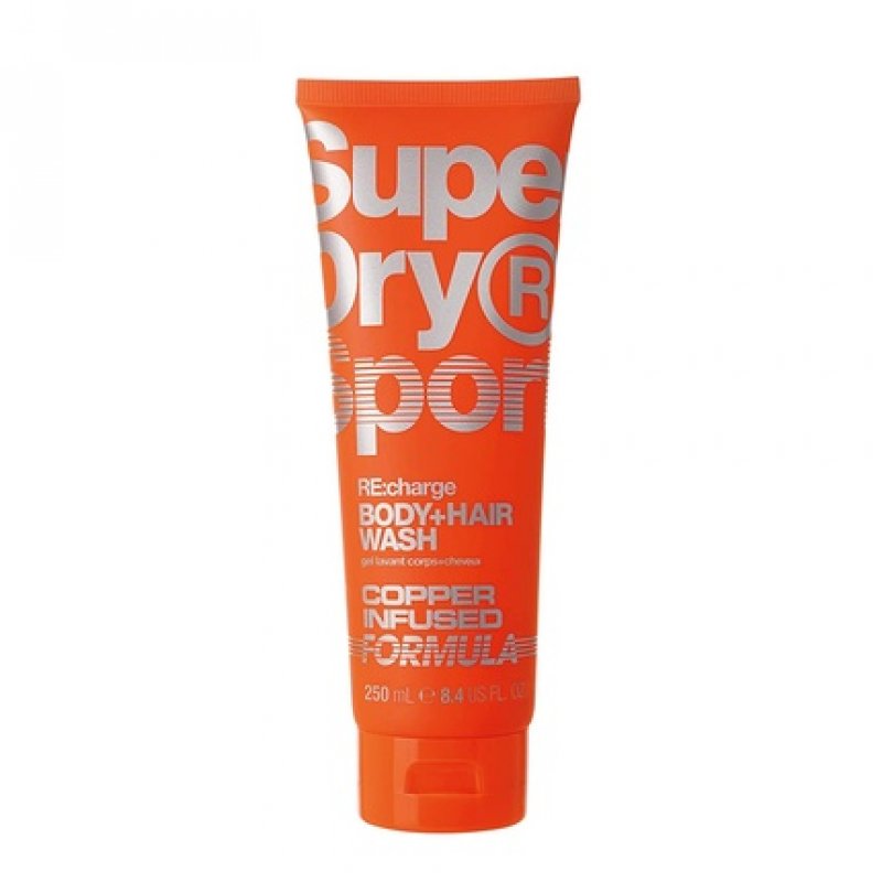 Superdry RE:charge Men's Body Hair Wash Tube 250ml