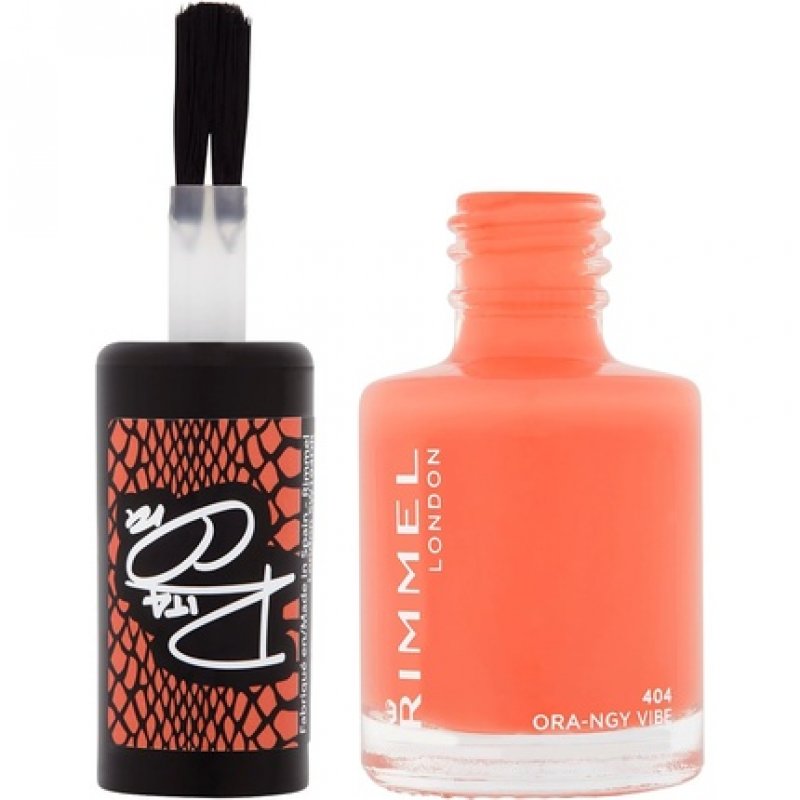 Rimmel London 60 Seconds Super Shine Nail Polish 404 Ora-ngy Vibe 8 ml