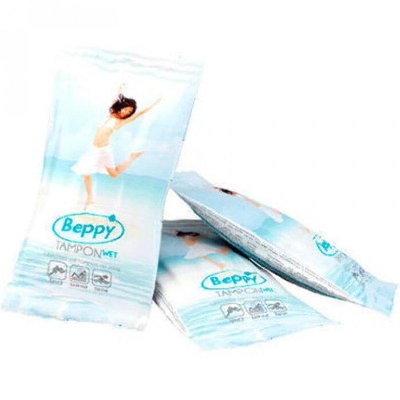 Beppy Soft Comfort Tampons with Lubricant Lamination - Pack of 8