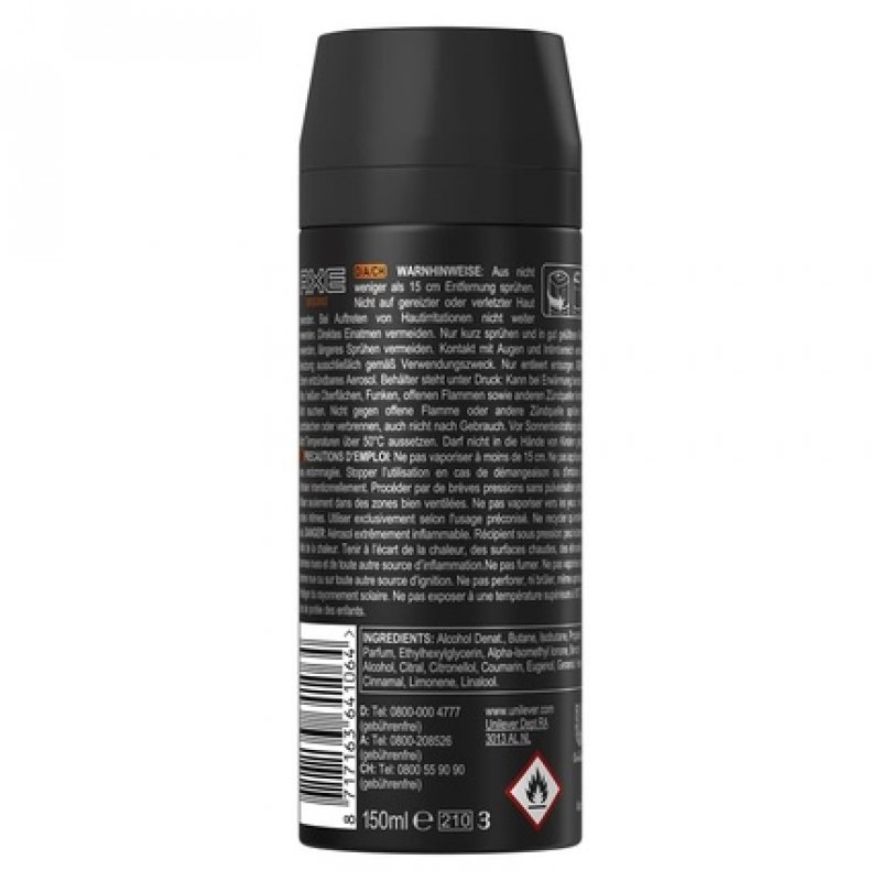 Axe Musk Body Spray Deodorant without Aluminum 150ml