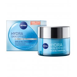 NIVEA Hydra Skin Effect Wake-Up Gel 50ml Day Cream for Padded and Smooth Skin with Pure Hyaluronic 72 Hours Moisture