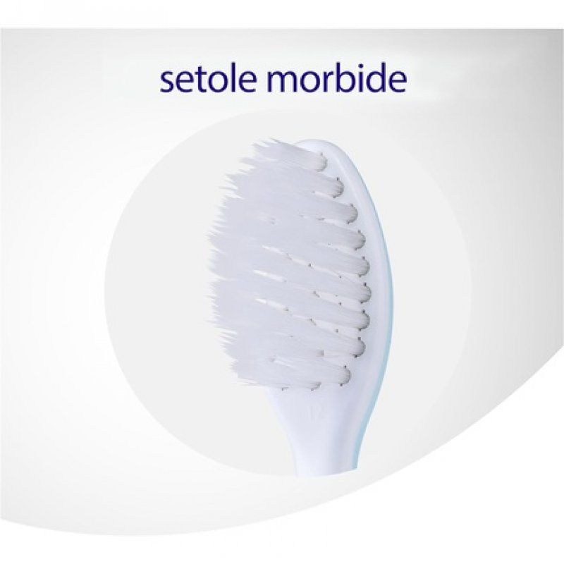 Meridol Gum Protection Toothbrush Soft Bristles with Microfine Ends and Conical Filaments Ergonomic Handle