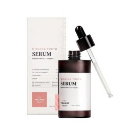 VILLAGE 11 FACTORY Miracle Youth Serum Retinol 0.1% Niacinamide Firm Skin Wrinkle Care Vegan Formula 1.69 fl oz/50ml