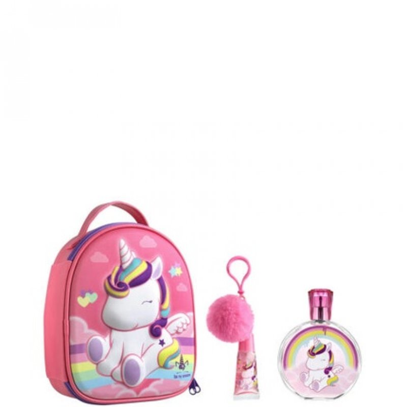 Eau My Unicorn Daypack Cologne 100ml and Lip Gloss Set with Charm