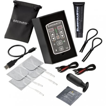 ElectraStim Flick Duo Stimulation Multi Pack Black/Silver OS Standard