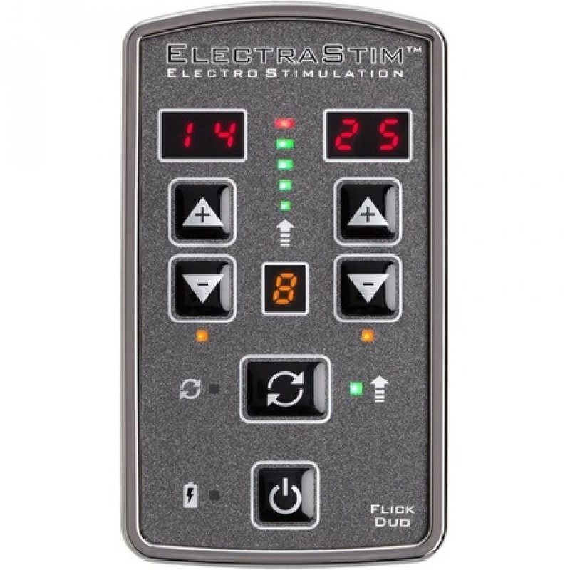 ElectraStim Flick Duo Stimulation Multi Pack Black/Silver OS Standard