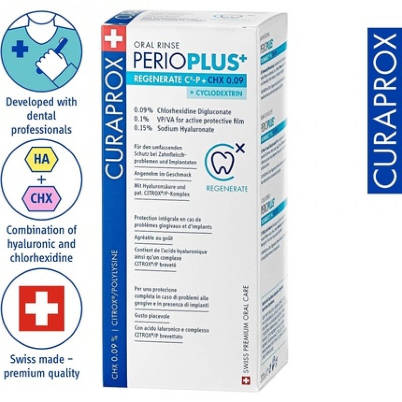 Curaprox PerioPlus Regenerate Mouthwash 200ml