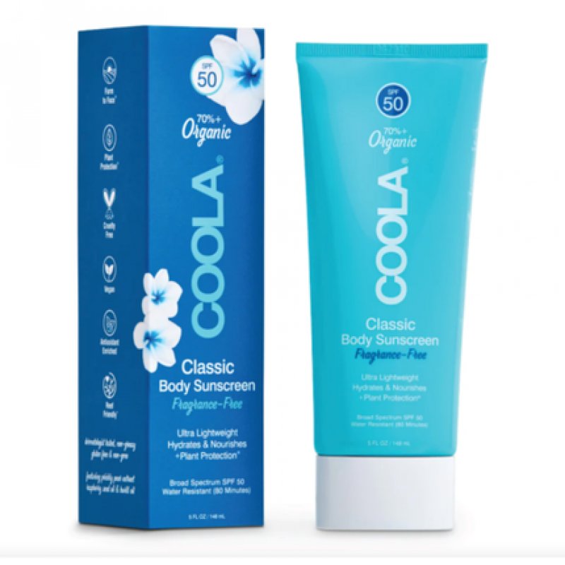 COOLA Classic SPF 50 Perfume Free Body Lotion 148ml