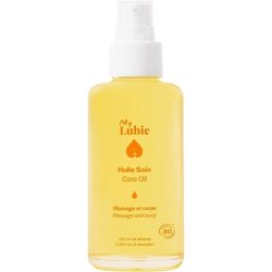 MY LUBIE Organic and Sensual Massage Oil for Couples 100ml Nourishing and Relaxing Body Oil - Made in France - Lightly