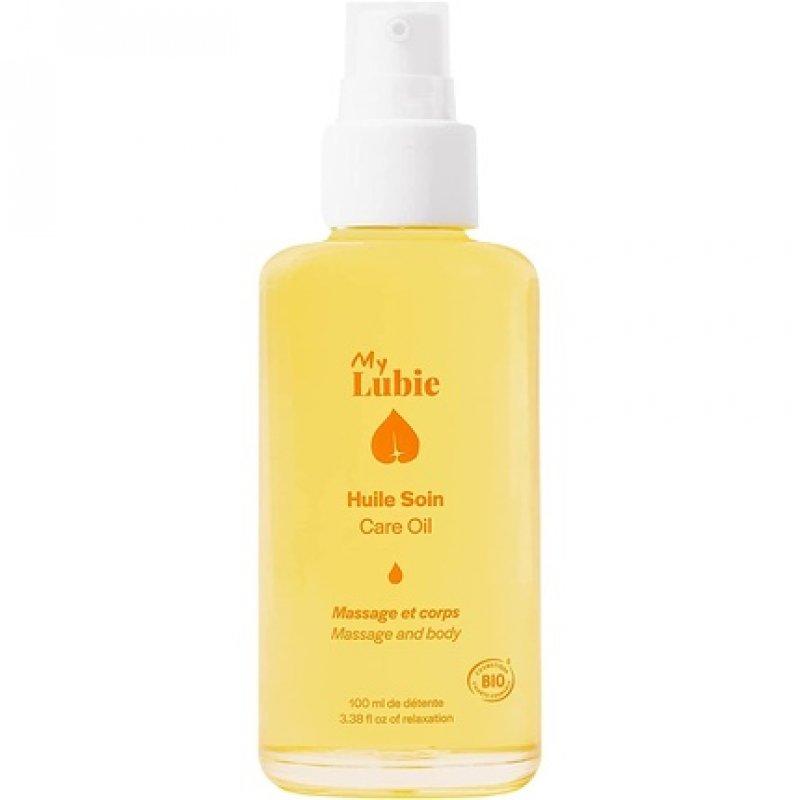 MY LUBIE Organic and Sensual Massage Oil for Couples 100ml Nourishing and Relaxing Body Oil - Made in France - Lightly