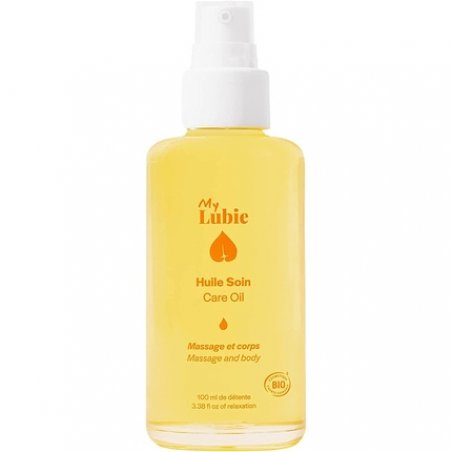 MY LUBIE Organic and Sensual Massage Oil for Couples 100ml Nourishing and Relaxing Body Oil - Made in France - Lightly