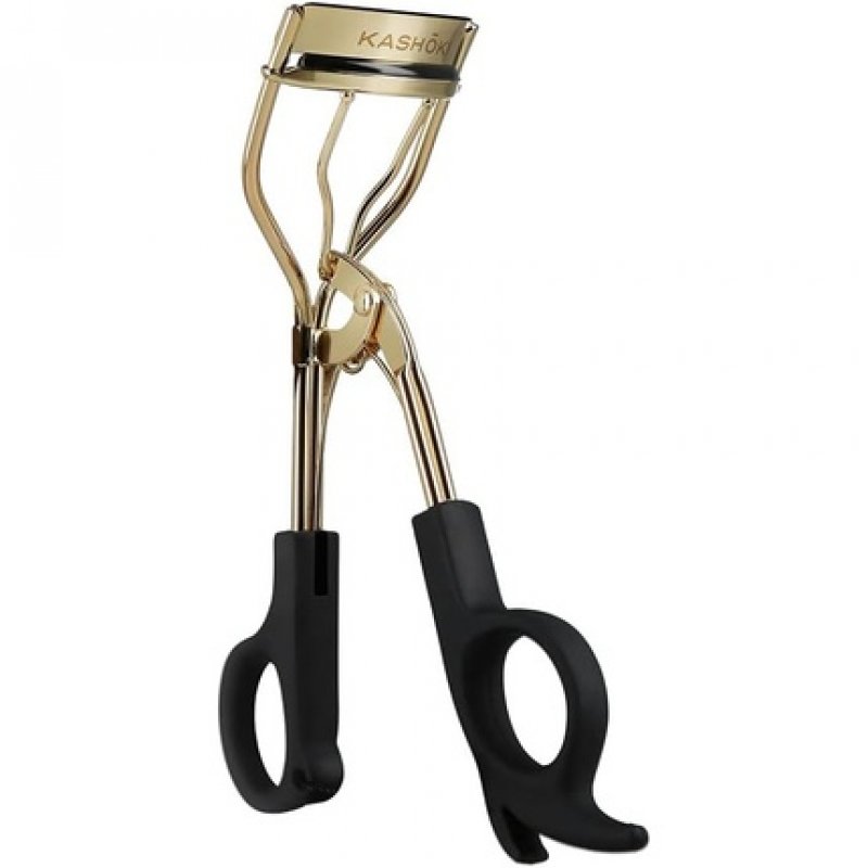 T4B KASHŌKI Eyelash Curler for Short and Long Lashes, for All Eye Shapes, Stainless Steel with Rubber Pads, Gold