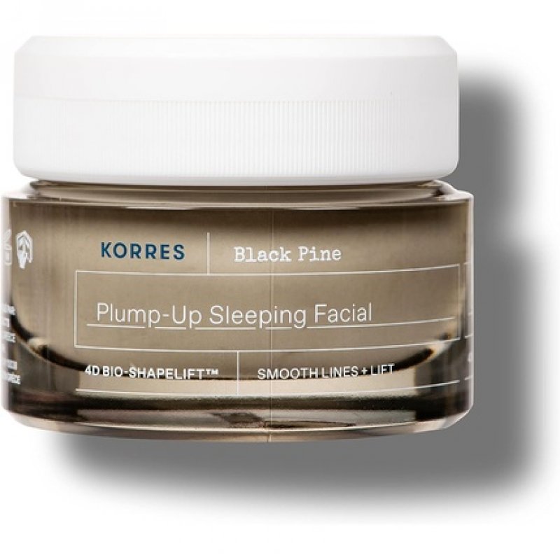 KORRES BLACK PINE 4D Bio-ShapeLift Plumping Night Cream for Firm Skin 40ml