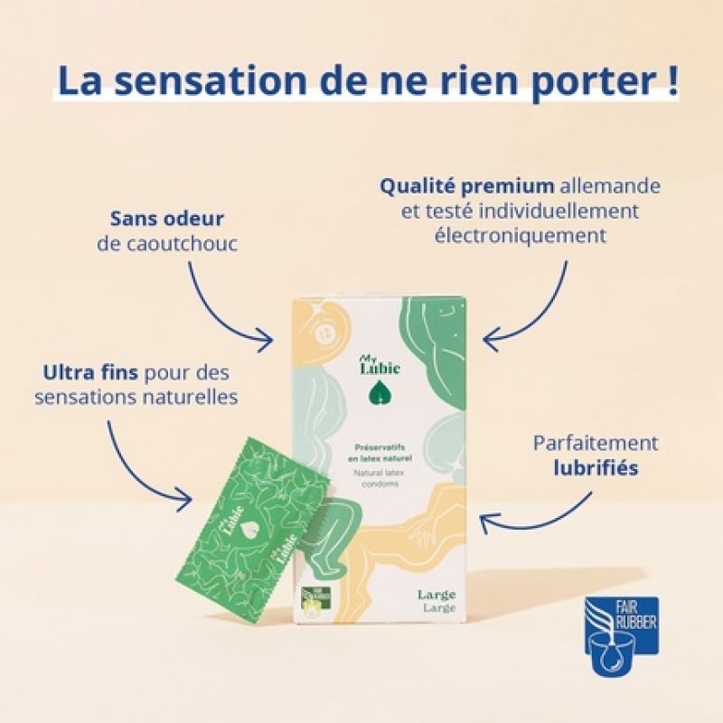 MY LUBIE Ultra Thin Large Size Condoms 57mm