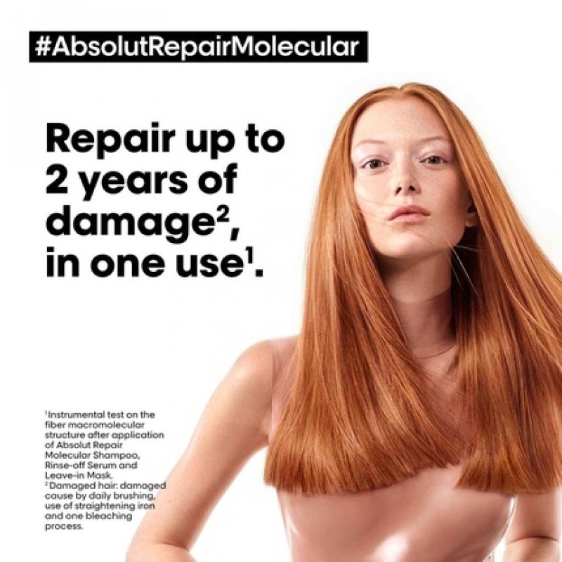 Serie Expert Absolut Repair Molecular Rinse-Out Mask for All Damaged Hair 100ml