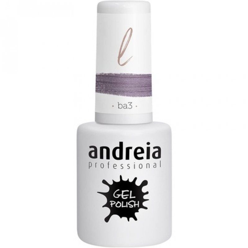 Andreia Semi-Permanent Nail Gel Polish for UV/LED Lamp Intense Shine and 4 weeks Lasting Varnish Colour BA3 Pink