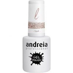 Andreia Semi-Permanent Nail Gel Polish for UV/LED Lamp Intense Shine and 4 weeks Lasting French Manicure Nail Gel