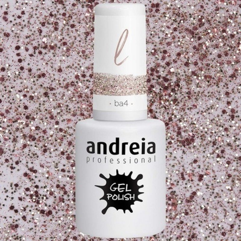 Andreia Semi-Permanent Nail Gel Polish for UV/LED Lamp Intense Shine and 4 weeks Lasting French Manicure Nail Gel