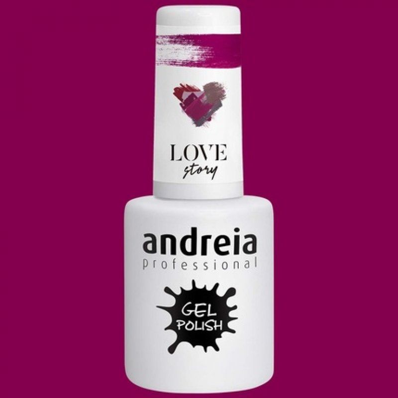 Andreia Semi-Permanent Nail Gel Polish for UV/LED Lamp Intense Shine and 4 weeks Lasting French Manicure Nail Gel