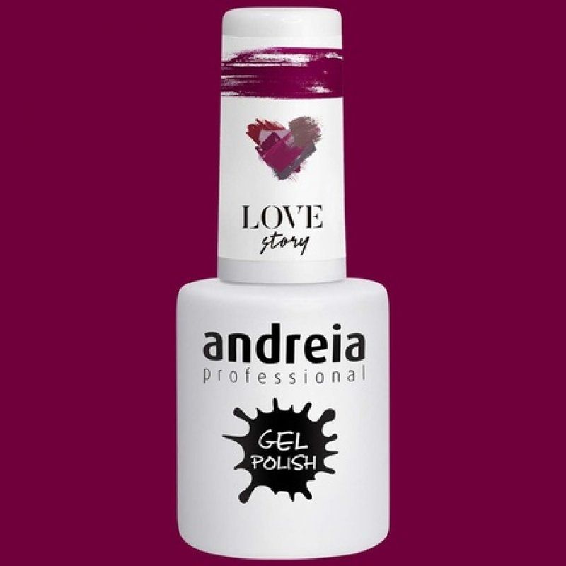 Andreia Semi-Permanent Nail Gel Polish for UV/LED Lamp Intense Shine and 4 weeks Lasting French Manicure Nail Gel