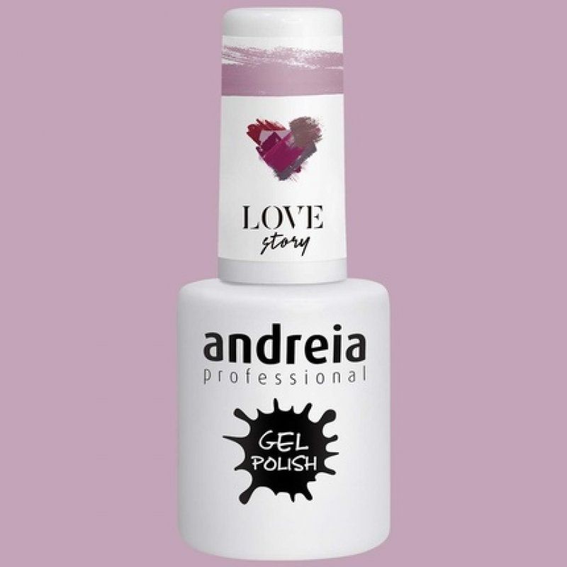 Andreia Semi-Permanent Nail Gel Polish for UV/LED Lamp Intense Shine and 4 weeks Lasting French Manicure Nail Gel