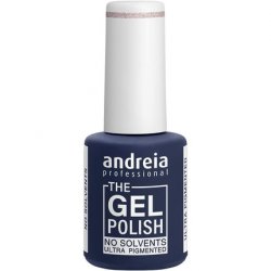 Andreia Professional The Gel Polish Solvent and Odor Free Gel Colour G04 Pink Glitter Shades of Gold