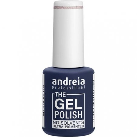 Andreia Professional The Gel Polish Solvent and Odor Free Gel Colour G04 Pink Glitter Shades of Gold