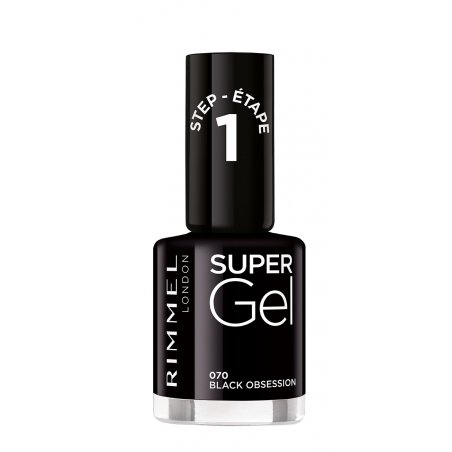 Rimmel Super Gel vernis à ongles 12 ml Noir