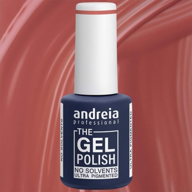 Andreia Professional The Gel Polish Solvent and Odor Free Gel Colour G18 Salmon Shades of Red