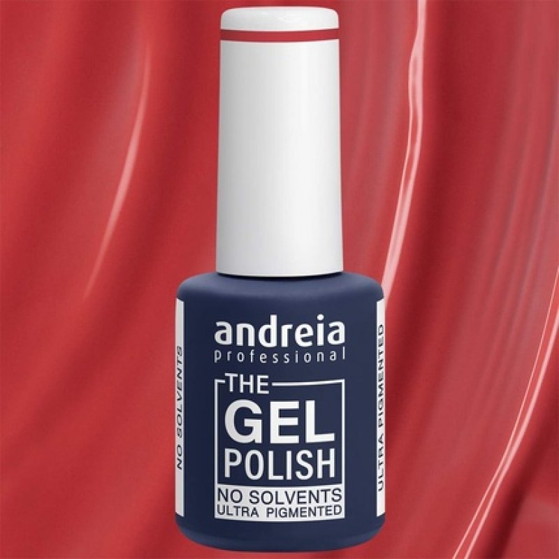 Andreia Professional The Gel Polish Solvent and Odor Free Gel Colour G19 Red Shades of Pink