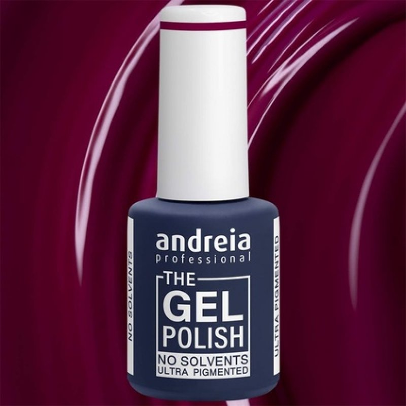 Andreia Professional The Gel Polish Solvent and Odor Free Gel Colour G24 Burgundy Shades of Purple