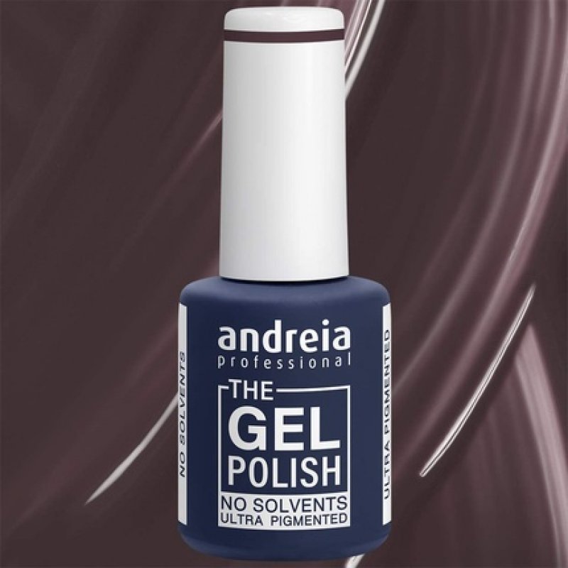 Andreia Professional The Gel Polish Solvent and Odor Free Gel Colour G33 Purple Shades of Brown