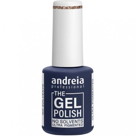 Andreia Professional The Gel Polish Solvent and Odor Free Gel Colour G37 Gold Glitter Shades of Pink