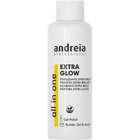 Andreia Professional Extra Glow High Shine Finish for Dipping, Gel Polish, Builder and Acrylic Nails 100ml