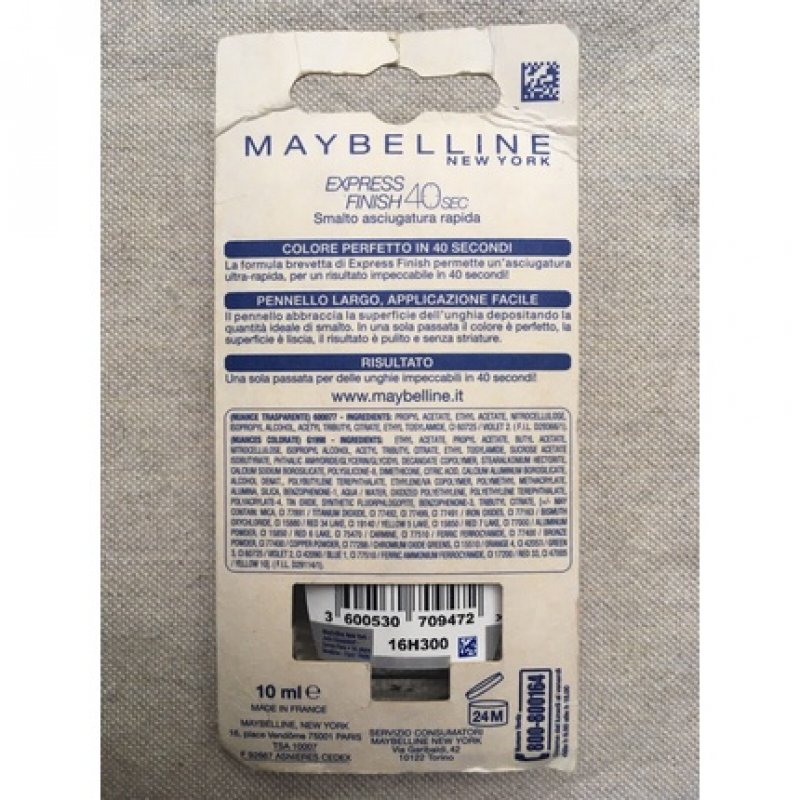 Maybelline Express Finish 40' Nail Polish No. 850 10ml