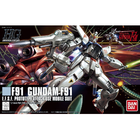 GUNDAM - Model Kit - HGUC 1/144 - Gundam F91 - 13cm