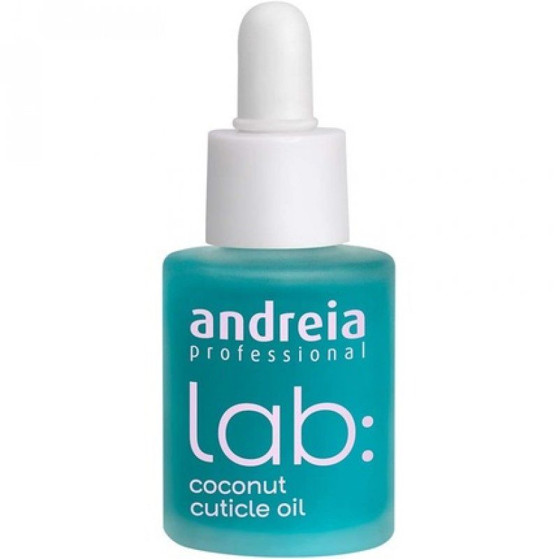 Andreia Professional Cuticle Oil LAB Nail Treatments for Weak and Damaged Nails Non-Greasy Formula Scented with Coconut