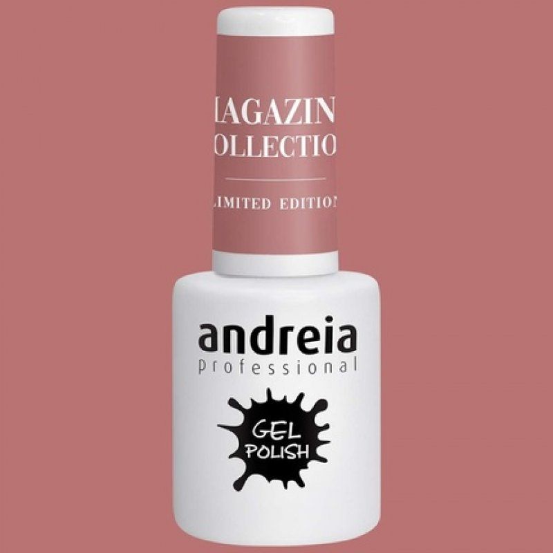 Andreia Semi-Permanent Nail Gel Polish for UV/LED Lamp Intense Shine and 4 weeks Lasting French Manicure Nail Gel