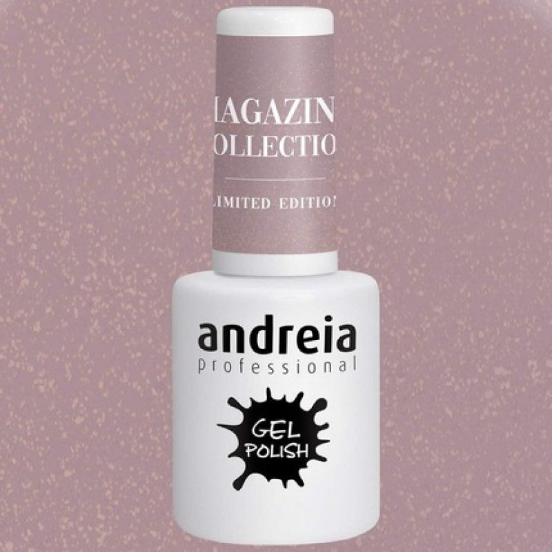 Andreia Semi-Permanent Nail Gel Polish for UV/LED Lamp Intense Shine and 4 weeks Lasting French Manicure Nail Gel