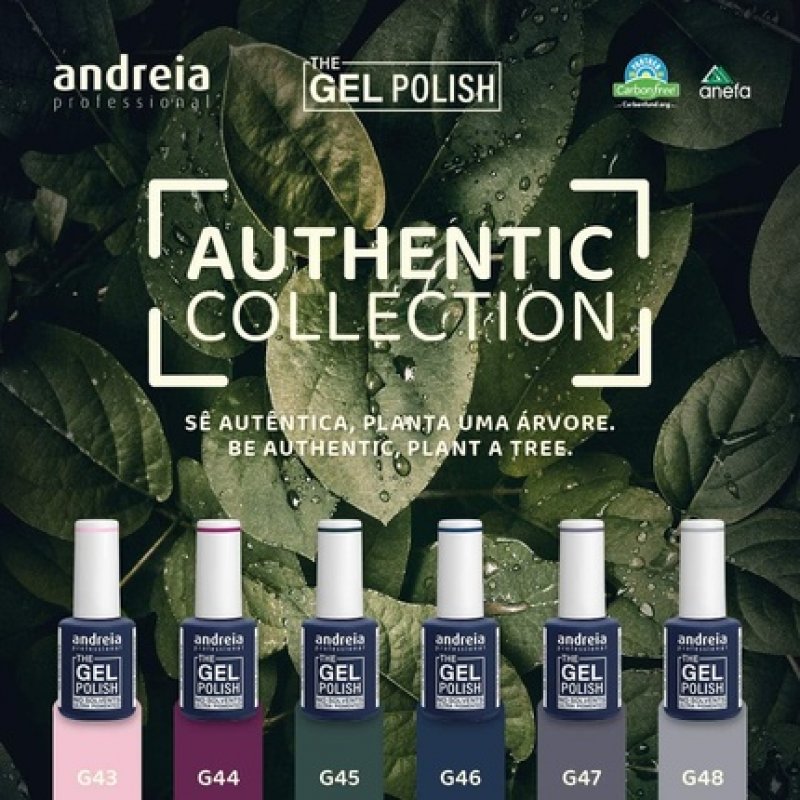 Andreia Professional The Gel Polish Solvent and Odor Free Gel Colour G48 Sky Grey